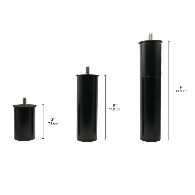 3” and 6” Electric Bed Legs - Combined Height of 9”