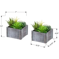 Monarch 8" Artificial Plant (Set of 2)