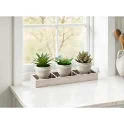 Monarch 6" Artificial Plant (Set of 3)
