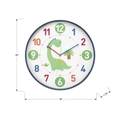 Monarch 18" Kids' Wall Clock