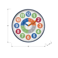 Monarch 18" Kids' Wall Clock