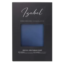 2 Twin XL Bamboo Bed Sheet Set - Blue