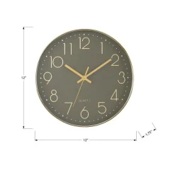 Monarch 12" Wall Clock