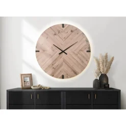 Monarch 30" Wall Clock with LED Light