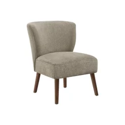Monarch Accent Chair in Light Fabric