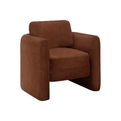 Monarch Accent Chair in Terracota Fabric