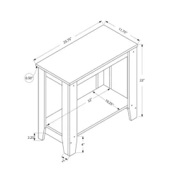 Monarch Accent table - / grey top -
