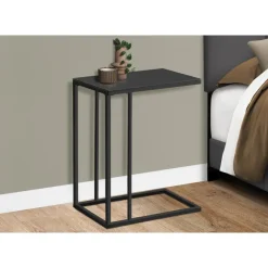 Monarch Accent table - metal / tempered glass -