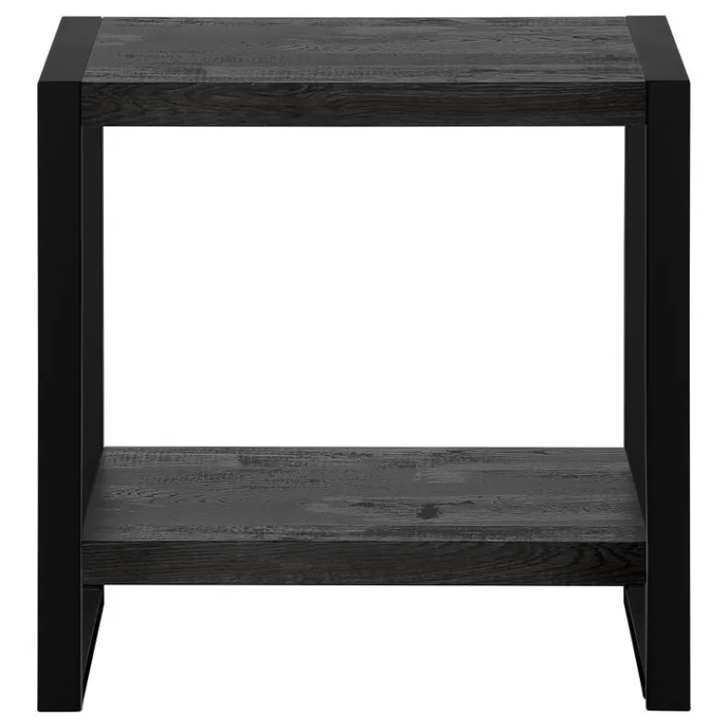 Monarch Accent table - reclaimed wood-look / metal -