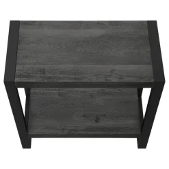 Monarch Accent table - reclaimed wood-look / metal -