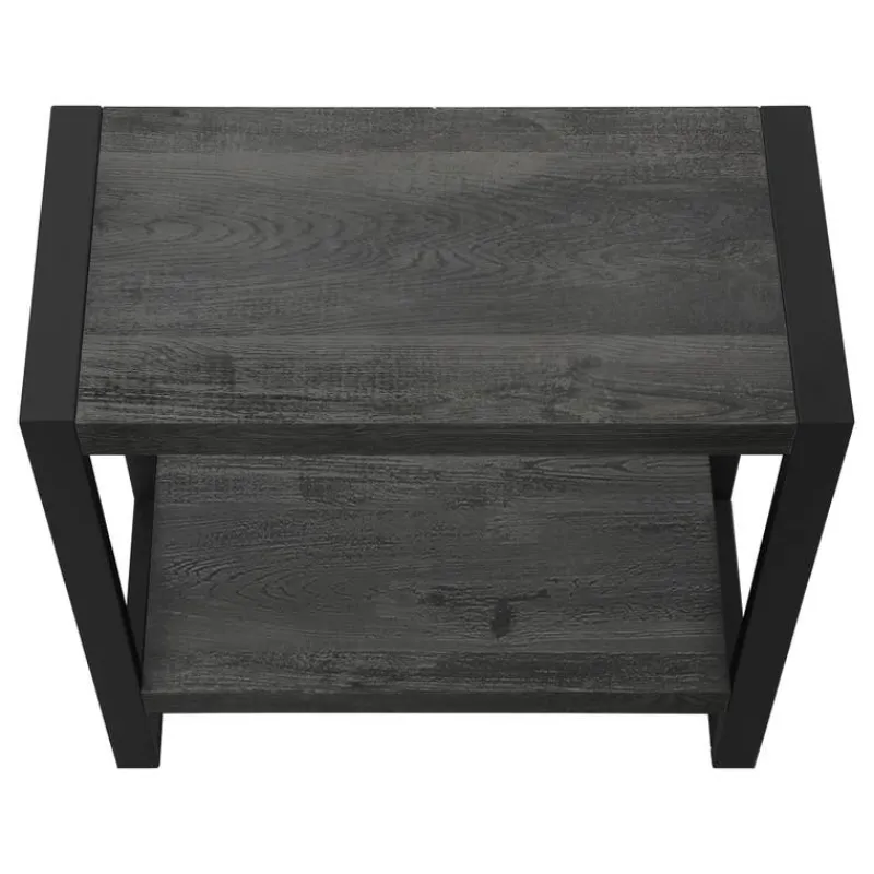 Monarch Accent table - reclaimed wood-look / metal -