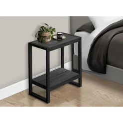 Monarch Accent table - reclaimed wood-look / metal -
