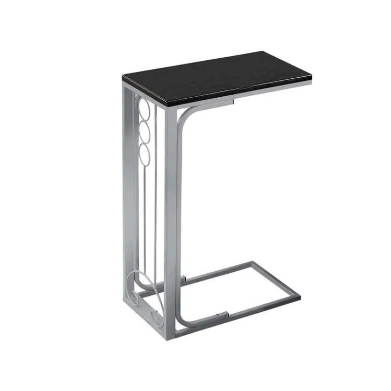 Monarch Accent table - top / silver metal -