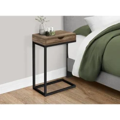 Monarch Accent table - reclaimed-look / black metal -