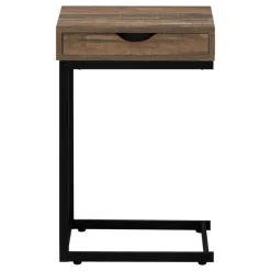 Monarch Accent table - reclaimed-look / black metal -