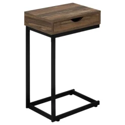 Monarch Accent table - reclaimed-look / black metal -