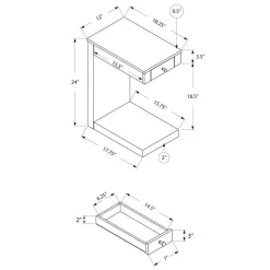 Monarch Accent table - with a drawer -