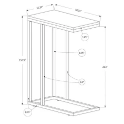 Monarch Accent table - / bronze metal -