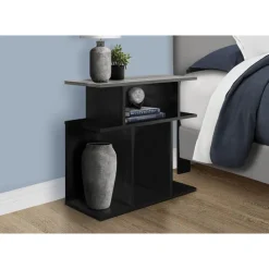 Monarch Accent table - 24"h / / grey top -