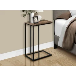Monarch Accent table - 25"h / reclaimed / black metal -