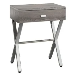 Monarch Accent table - 24"h / / chrome metal -
