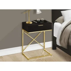 Monarch Accent table - 24"h / / gold metal -