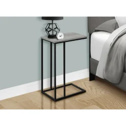 Monarch Accent table - 25"h / / black metal -