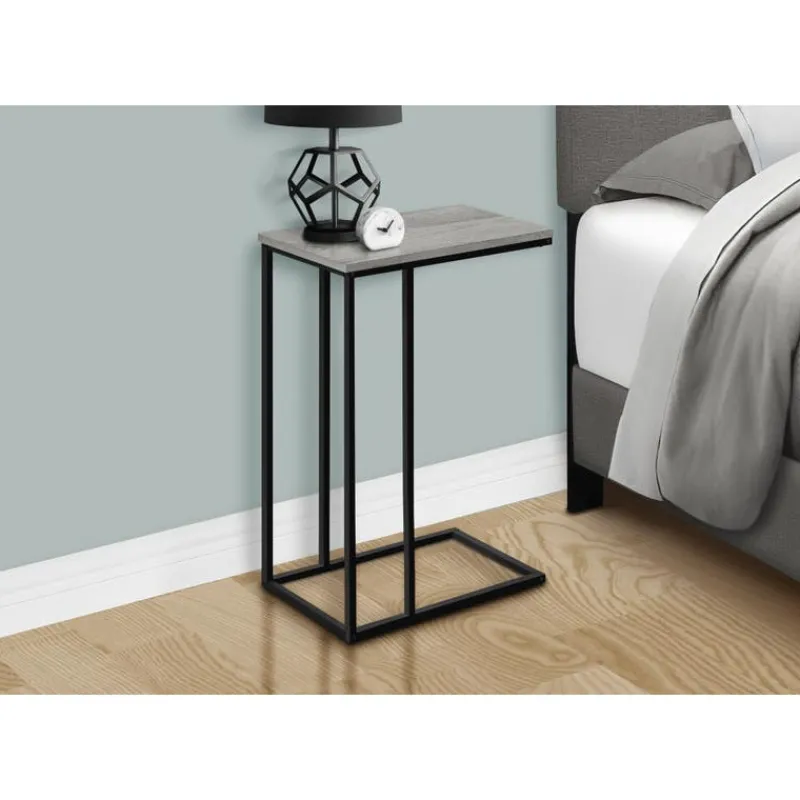 Monarch Accent table - 25"h / / black metal -