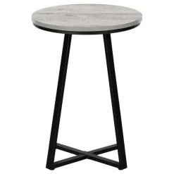 Monarch Accent table - 22"h / / black metal -