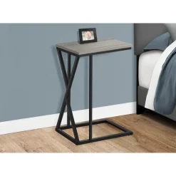 Monarch Accent table - 25"h / / black metal -