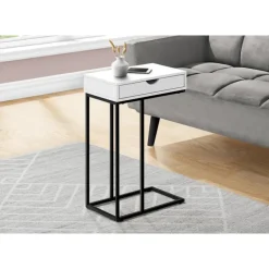 Monarch Accent table - 25"h / / black metal -