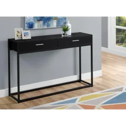 Monarch Accent table - 48"l / / metal hall console -
