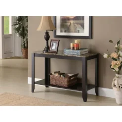 Monarch Accent table - 44"l / marble top -