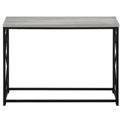 Monarch Accent table - 44"l / / black metal hall console -