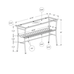 Monarch Accent table - 42