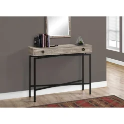 Monarch Accent table - 42"l / reclaimed wood/ black console -