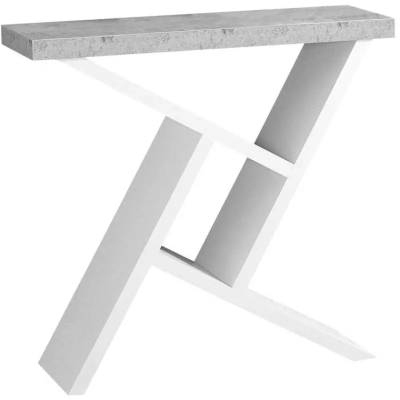 Monarch Accent table - 36"l / / cement-look hall console -