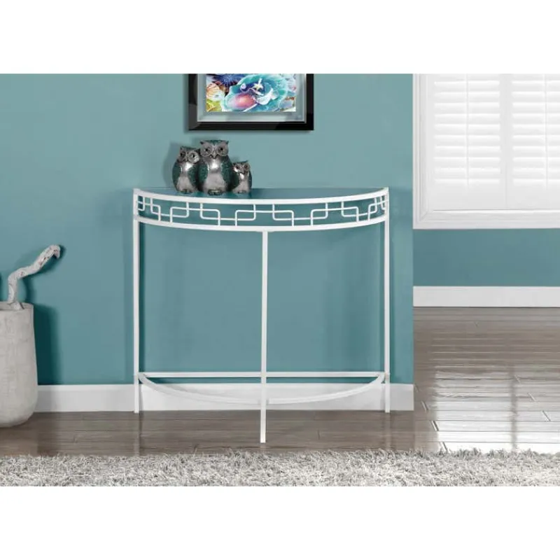 Monarch Accent table - 36"l / metal hall console -