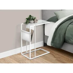 Monarch Accent table - / metal with a magazine rack -