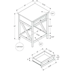 Monarch Accent table 25