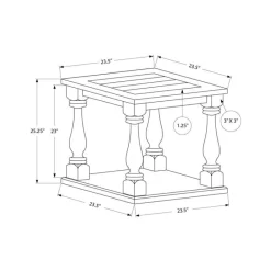 Monarch Accent table 25