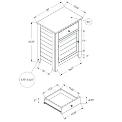Monarch Accent table 25