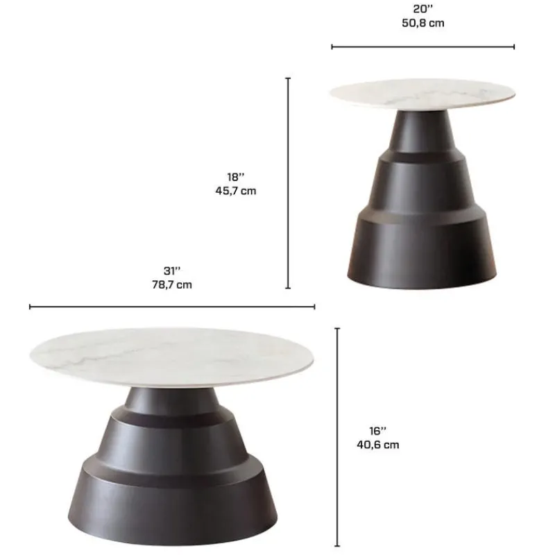 Accent Table Set - 2 pcs