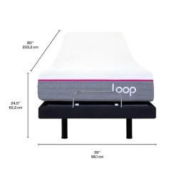 Adjustable Bed 39"x78" + Loop 39"x78" Mattress