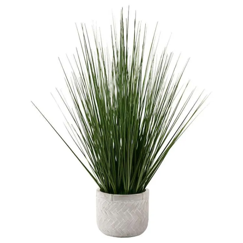 Monarch Artificial plant - 21"h / indoor grass in cement 4" pot