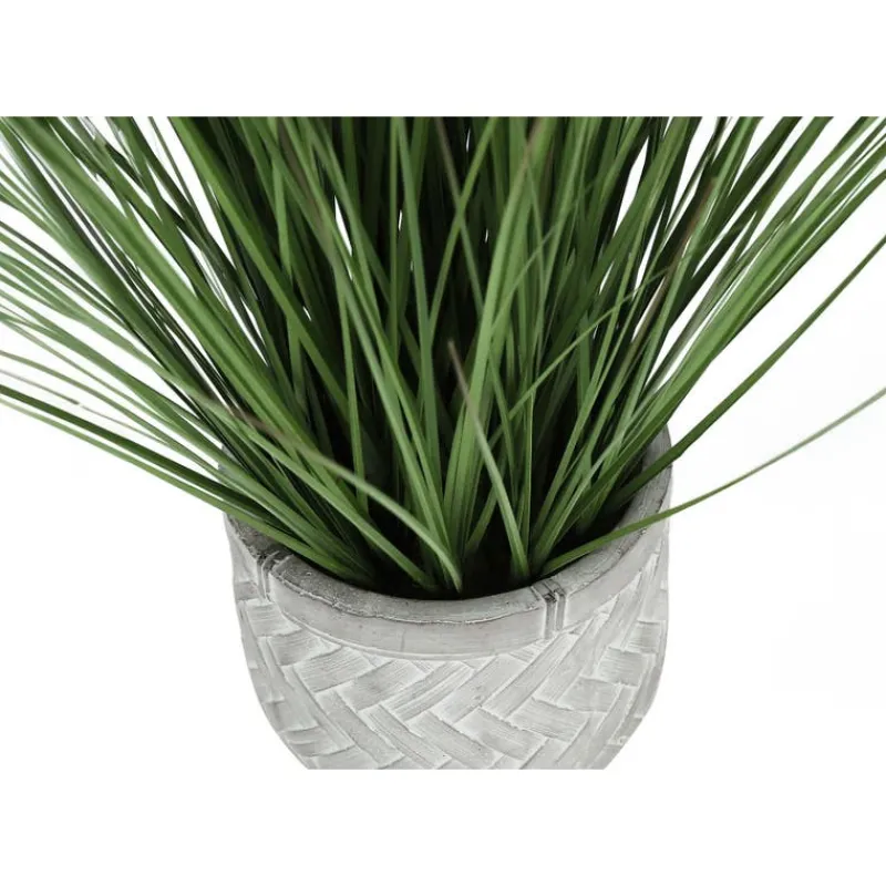 Monarch Artificial plant - 21"h / indoor grass in cement 4" pot