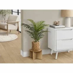Monarch Artificial plant - 24"h / indoor palm / 8" woven basket
