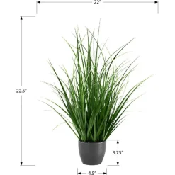 Monarch Artificial plant - 23"h / indoor grass in a 4" pot