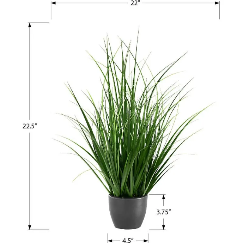 Monarch Artificial plant - 23"h / indoor grass in a 4" pot