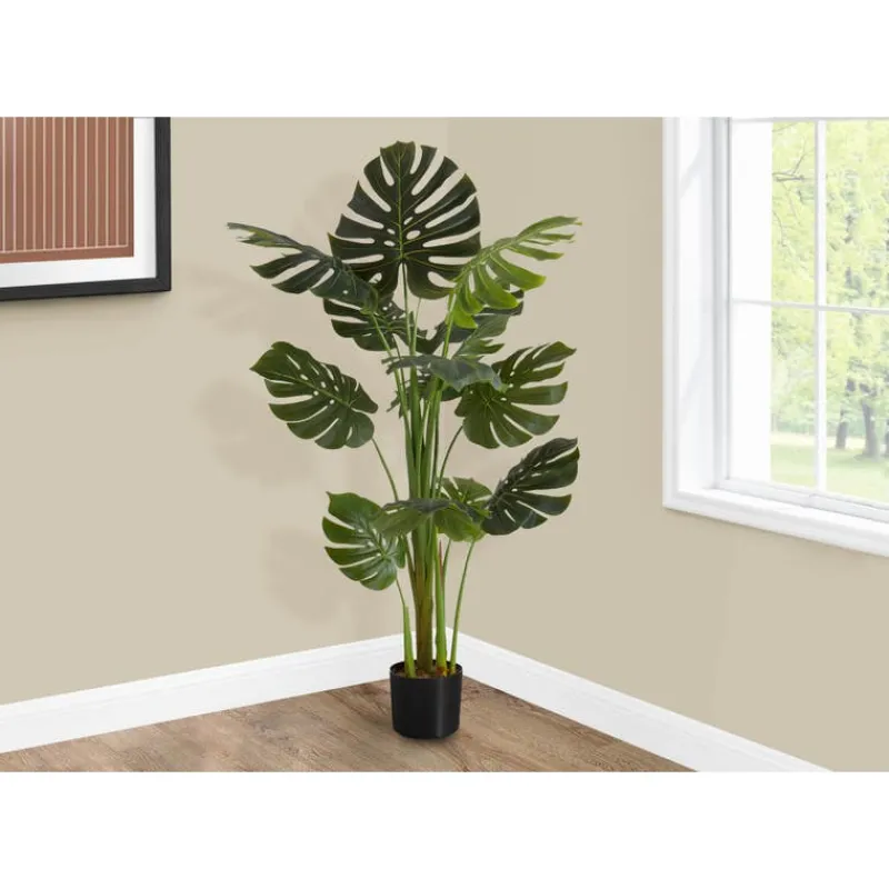 Monarch Artificial plant - 55"h / indoor monstera in a 6" pot
